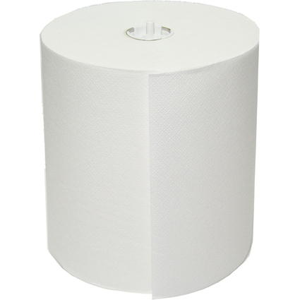 Fripa Rouleau d'essuie-mains, 2 couches, 140 m, extra blanc