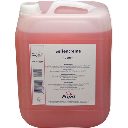 Fripa Savon pour mains, bidon de 10 litres, rose