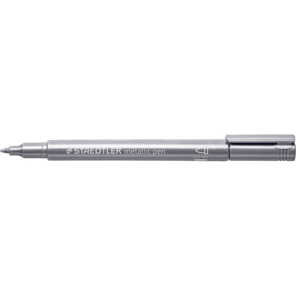 STAEDTLER Marqueur permanent mtallis, pointe ogive, argent