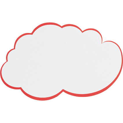FRANKEN Carte nuage pour prsentation, 420 x 250 mm, blanc