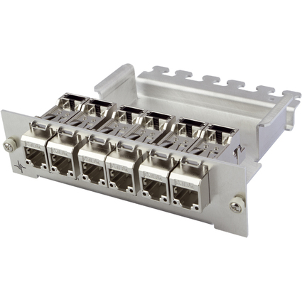 Telegrtner Support de module avec 6 modules AMJ-S, 3U, 7 TE