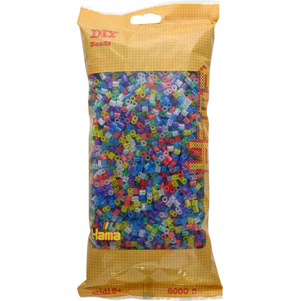 HAMA Perles  repasser "Mix Glitter", sachet de 6.000