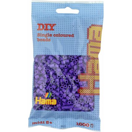 Hama Perles  repasser midi, dans un sachet, violet