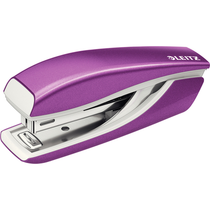 LEITZ Agrafeuse Mini Nexxt WOW 5528, en bote, violet mtal