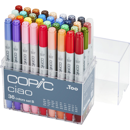 COPIC Marker ciao, 36er Set B