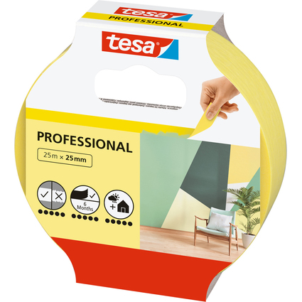 tesa Adhsif de masquage Precision Indoor, 25 mm x 25 m