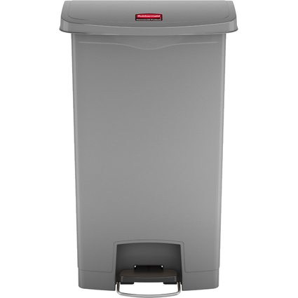 Rubbermaid Collecteur  pdale Slim Jim, 68 litres, gris