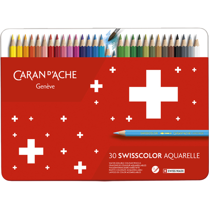 CARAN D'ACHE Crayons de couleur Swisscolor Aquarelle