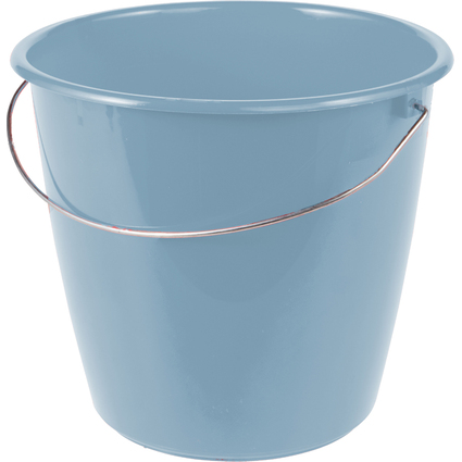 keeeper Seau de mnage "erik", rond, 5 litres, nordic-blue