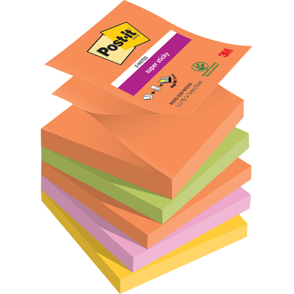 Post-it Bloc-note adhsif Super Sticky Z-Notes, 76 x 76 mm