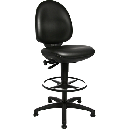 Topstar Chaise de bureau pivotante "TEC 50 Counter", noir