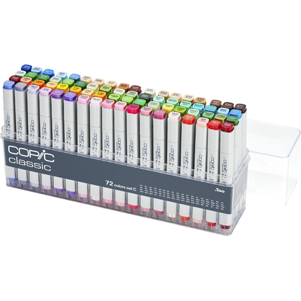 COPIC Marqueur classic, kit 3 de 72