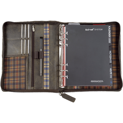 bind Agenda Modle 15503-1, A5, sans calendrier, marron