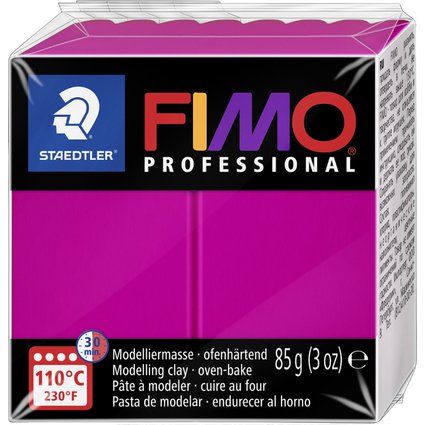 FIMO PROFESSIONAL Pte  modeler, 85 g, magenta pur