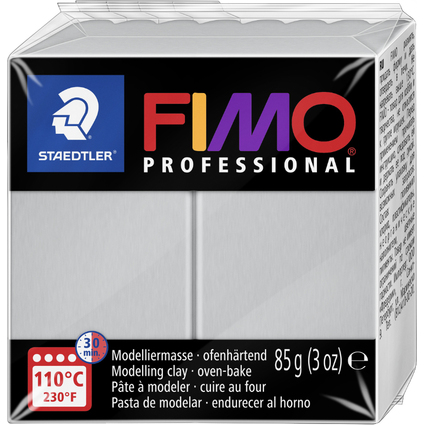 FIMO PROFESSIONAL Pte  modeler, 85 g, gris dauphin