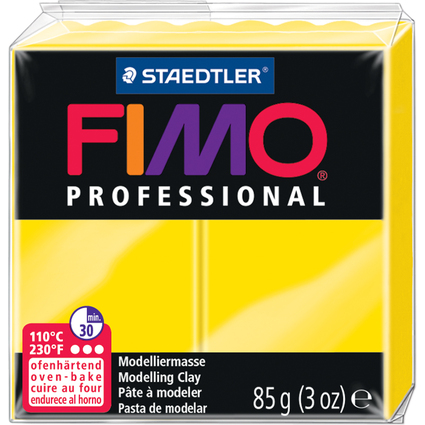 FIMO PROFESSIONAL Pte  modeler, 85 g, jaune citron