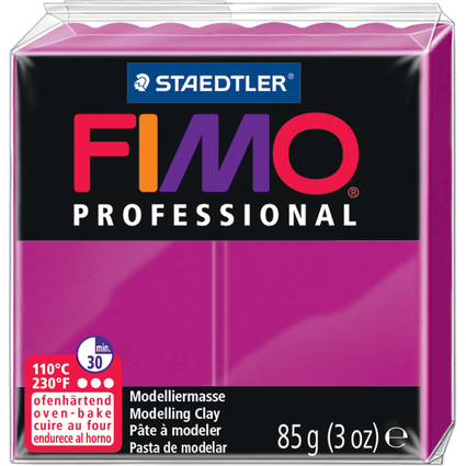 FIMO PROFESSIONAL Pte  modeler, 85 g, magenta pur