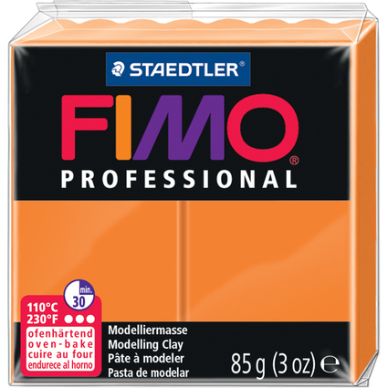 FIMO PROFESSIONAL Pte  modeler,  cuire au four, orange