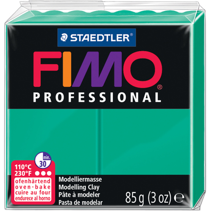 FIMO PROFESSIONAL Pte  modeler,  cuire au four, vert pur