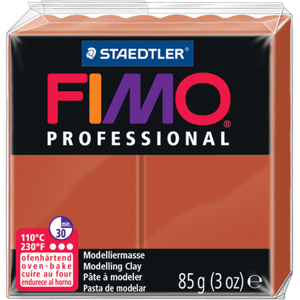 FIMO PROFESSIONAL Pte  modeler, 85 g, terre cuite