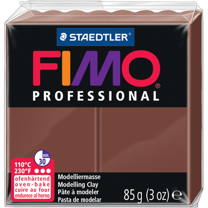 FIMO PROFESSIONAL Pte  modeler, 85 g, chocolat