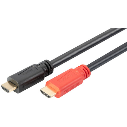 DIGITUS Cble HDMI pour moniteur avec amplificateur, 15,0 m