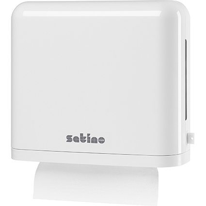 satino by wepa Distributeur d'essuie-mains Interfold, blanc