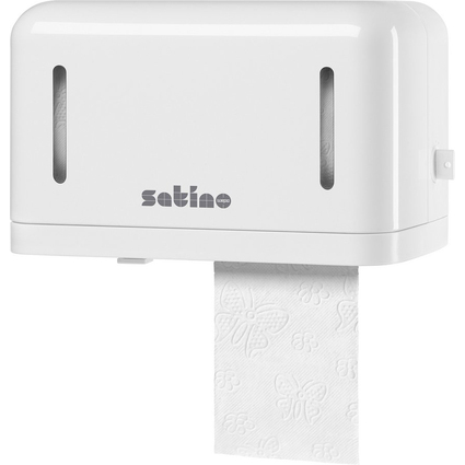 satino by wepa Distributeur de papier toilette, blanc