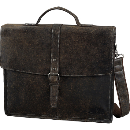 PRIDE&SOUL Sac  bandoulire "LUCKY", cuir, marron