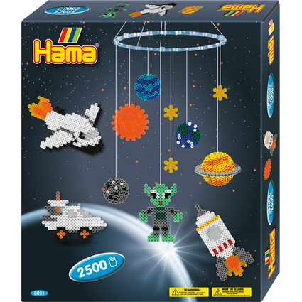 Hama Perles  repasser midi "mobile espace", coffret cadeau