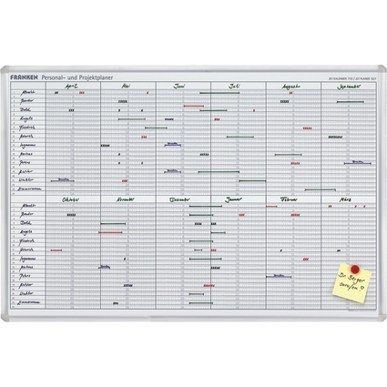 FRANKEN Tableau planning JetKalender, calendrier perptuel