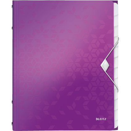 LEITZ Chemise de rangement WOW, A4, PP, violet