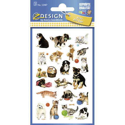 ZDesign KIDS Sticker "chiens & chats"