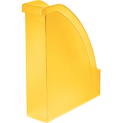 LEITZ Porte-revue Plus, A4, polystyrne, jaune translucide