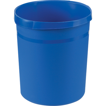 HAN Corbeille  papier GRIP, PP, 18 litres, bleu