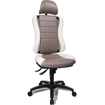 Topstar Fauteuil de bureau "Head Point RS", blanc / gris