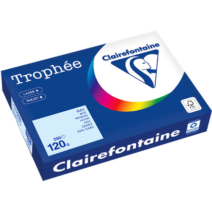 Clairefontaine Papier universel Trophe A4, bleu clair