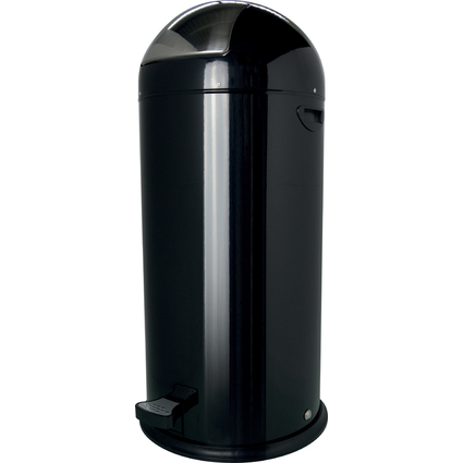 helit Poubelle  pdale "the step dome", 52 litres, noir