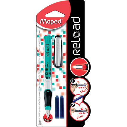 Maped Stylo plume Reload, assorti, taille de plume: M