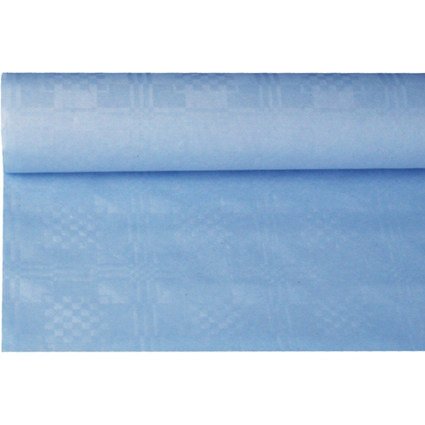 PAPSTAR Nappe damasse, (l)1,2 x (L)8 m, bleu clair