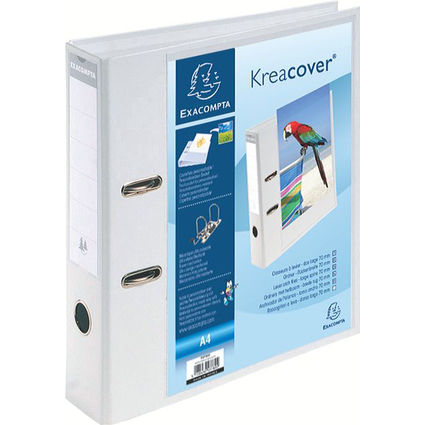 EXACOMPTA Classeur  levier Prem'Touch Kreacover, A4, blanc