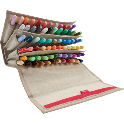 transotype Portefeuille "senseBag" pour 72 crayons, naturel