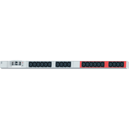 BACHMANN Bloc multiprise IP, 1 U, 20 prises, PDU Level