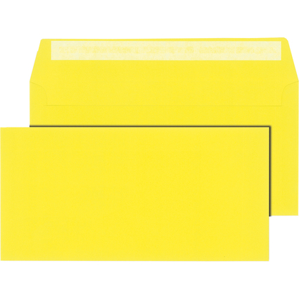 MAILmedia Enveloppes C6/5, sans fentre, jaune