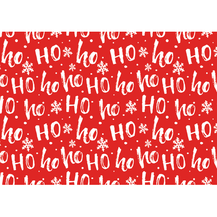 SUSY CARD Papier cadeau de Nol "Ho Ho Ho"