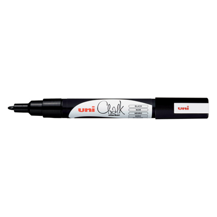 uni-ball Marqueur craie Chalk marker PWE3MS, noir