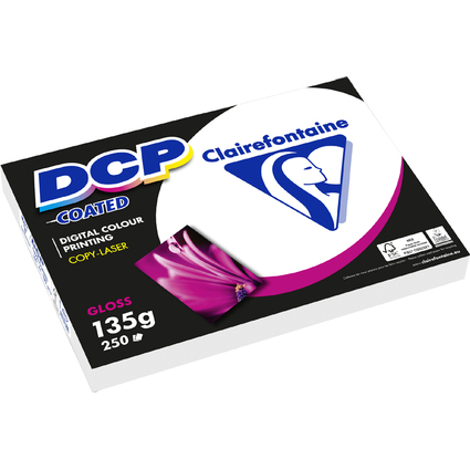 Clairefontaine Papier laser DCP Coated Gloss, A4, 135 g/m2
