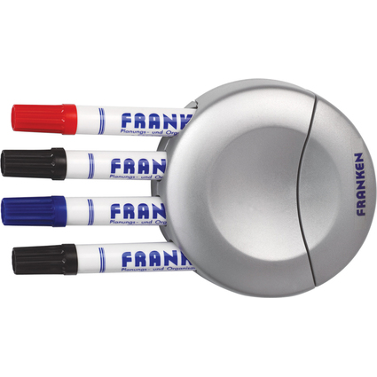 FRANKEN Support-marqueur pour 4 marqueurs, effaceur intgr