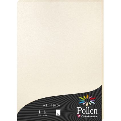 Pollen by Clairefontaine Papier A4, ivoire iris