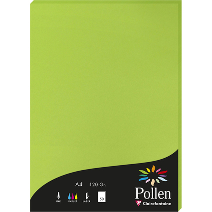 Pollen by Clairefontaine Papier A4, vert menthe